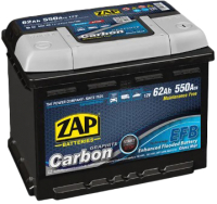 

Автомобильный аккумулятор ZAP, Carbon EFB R+ / 562 05