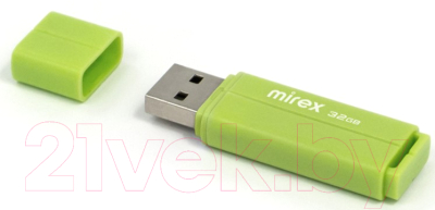 Usb flash накопитель Mirex Line Green 32GB (13600-FMULGN32)