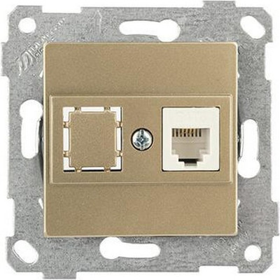 Розетка Mutlusan Rita 2200 136 0185 (золото доре) - 