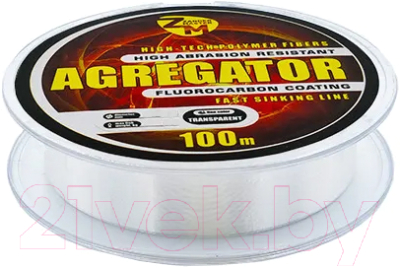 Леска монофильная ZanderMaster Agregator Fast Sinking 0.261мм 8.9кг / 11973 (100м)