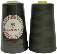Набор швейных ниток Sentex 100% полиэстер 50/2 5000 ярдов 1123 (2шт) - 