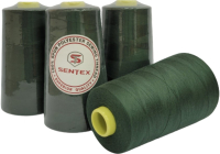 Набор швейных ниток Sentex 100% полиэстер 50/2 5000 ярдов 1124 (4шт) - 