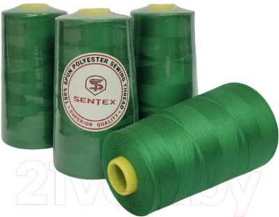 Набор швейных ниток Sentex 100% полиэстер 50/2 5000 ярдов 1127 (4шт)