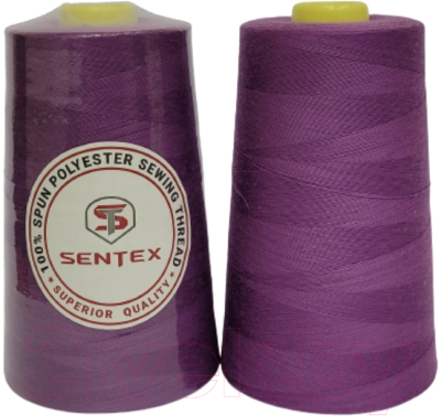 Набор швейных ниток Sentex 100% полиэстер 50/2 5000 ярдов 1151 (2шт)