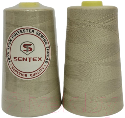 Набор швейных ниток Sentex 100% полиэстер 50/2 5000 ярдов 1178 (2шт)