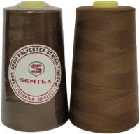 Набор швейных ниток Sentex 100% полиэстер 50/2 5000 ярдов 1217 (2шт) - 