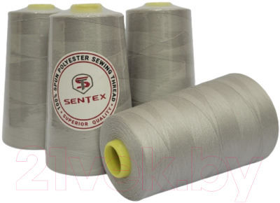 Набор швейных ниток Sentex 100% полиэстер 50/2 5000 ярдов 1225 (4шт)