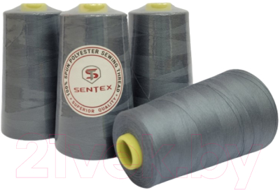 Набор швейных ниток Sentex 100% полиэстер 50/2 5000 ярдов 1233 (4шт)