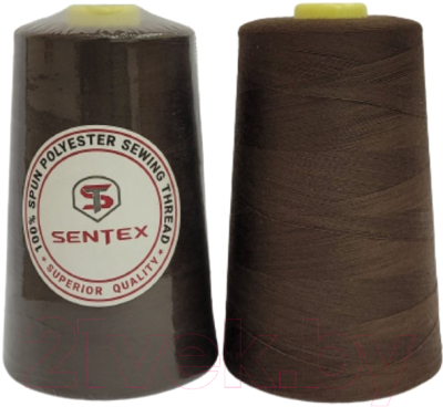 Набор швейных ниток Sentex 100% полиэстер 50/2 5000 ярдов 1253 (2шт)