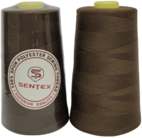 Набор швейных ниток Sentex 100% полиэстер 50/2 5000 ярдов 1255 (2шт) - 