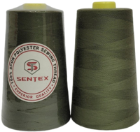 Набор швейных ниток Sentex 100% полиэстер 50/2 5000 ярдов 1268 (2шт) - 