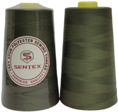 Набор швейных ниток Sentex 100% полиэстер 50/2 5000 ярдов 1268 (2шт)