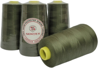 Набор швейных ниток Sentex 100% полиэстер 50/2 5000 ярдов 1268 (4шт) - 