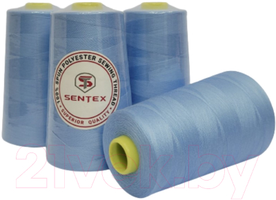 Набор швейных ниток Sentex 100% полиэстер 50/2 5000 ярдов 1284 (4шт)