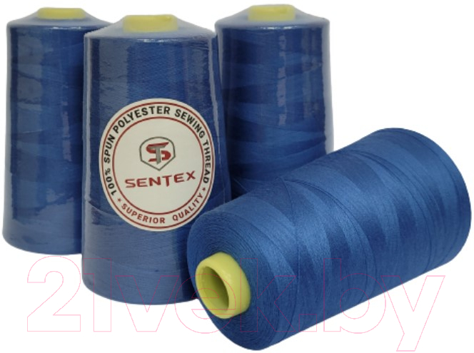 Набор швейных ниток Sentex 100% полиэстер 50/2 5000 ярдов 1290 (4шт)