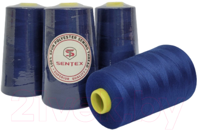 Набор швейных ниток Sentex 100% полиэстер 50/2 5000 ярдов 1299 (4шт)