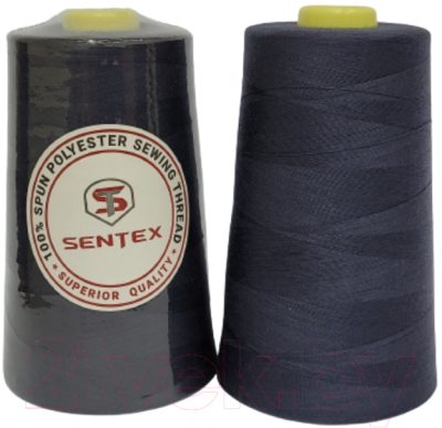 Набор швейных ниток Sentex 100% полиэстер 50/2 5000 ярдов 1305 (2шт)
