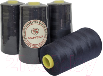 Набор швейных ниток Sentex 100% полиэстер 50/2 5000 ярдов 1305 (4шт)