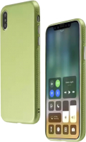 Чехол-накладка Case Deep Matte v.2 для iPhone X (зеленый, фирменная упаковка) - 