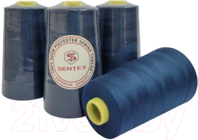 Набор швейных ниток Sentex 100% полиэстер 50/2 5000 ярдов 1325 (4шт)