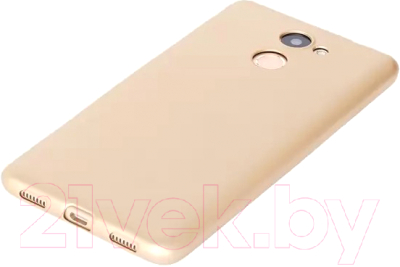 Чехол-накладка Case Deep Matte для Huawei Y7 (золотой матовый, фирменная упаковка)