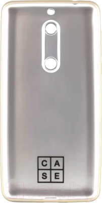 Чехол-накладка Case Deep Matte для Nokia 5 (золотой матовый, фирменная упаковка)