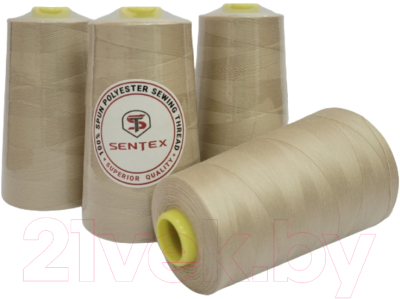 Набор швейных ниток Sentex 100% полиэстер 50/2 5000 ярдов 1363 (4шт)