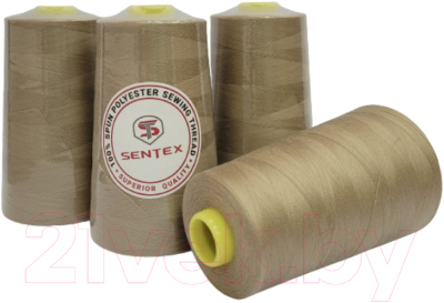 Набор швейных ниток Sentex 100% полиэстер 50/2 5000 ярдов 1367 (4шт)