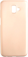 Чехол-накладка Case Deep Matte для Galaxy J6 Plus (золотой матовый) - 