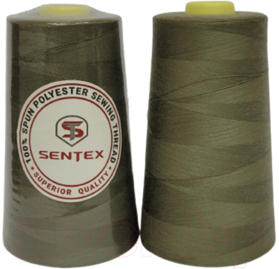 Набор швейных ниток Sentex 100% полиэстер 50/2 5000 ярдов 1378 (2шт)