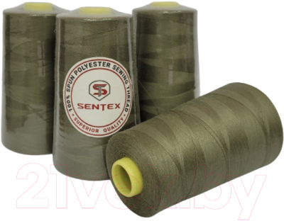 Набор швейных ниток Sentex 100% полиэстер 50/2 5000 ярдов 1378 (4шт)