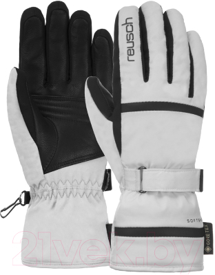 Перчатки лыжные Reusch Alessia Gore-Tex / 6231322-1101 (р-р 8.5, White/Black)