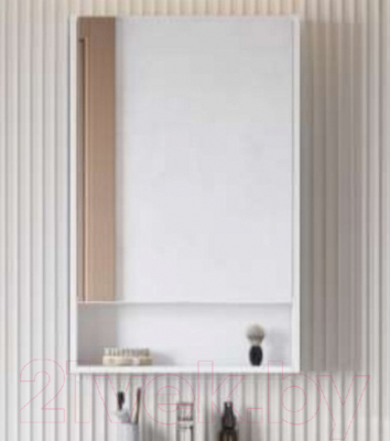 Шкаф с зеркалом для ванной Акватон Сканди 55 (1A252102SD010)