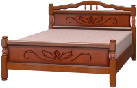 Односпальная кровать Bravo Мебель Эрика 5 90x200 (орех) - 