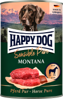 Влажный корм для собак Happy Dog Sensible Pure Montana Конина / 61074 (800г) - 