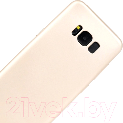 Чехол-накладка Case Deep Matte для Galaxy S8 Plus (золотой матовый, фирменная упаковка)