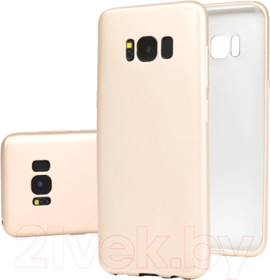 Чехол-накладка Case Deep Matte для Galaxy S8 Plus (золотой матовый, фирменная упаковка)