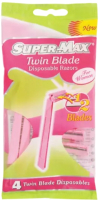 

Набор бритвенных станков Super-Max, Twin Blade Ladies