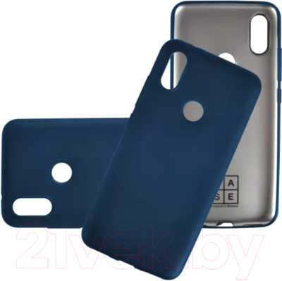 Чехол-накладка Case Deep Matte для Xiaomi Mi A2 Lite/Redmi 6 Pro (синий матовый)