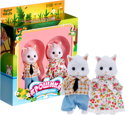

Набор фигурок коллекционных, Крошики. Счастливая семья Котики / 4410298
