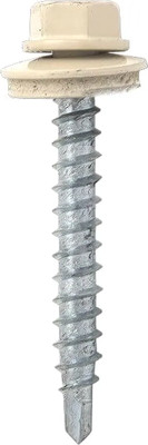 Саморез Admiral Кровельный 5.5x19 RAL 1014 (200шт, слоновая кость) - 