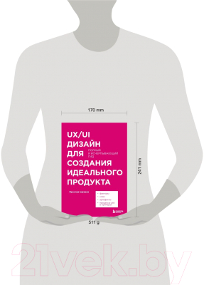 Книга Эксмо UX/UI дизайн для создания идеального продукта (Шуваев Я.А.)