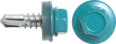 Саморез Admiral Кровельный 5.5x19 RAL 5021 (200шт, бирюзовый) - 