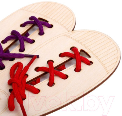 Изображение товара Развивающий игровой набор ЛазерПРО Шнуровка Кеды / 5400628