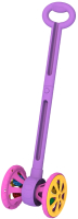 Игрушка-каталка Нордпласт С шариками / 760 (фиолетовый/розовый) - 