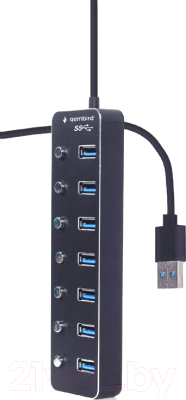 Изображение товара USB-хаб Gembird UHB-U3P7P-01