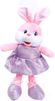 Мягкая игрушка Sima-Land Зайка в розовом платье / 7619108
