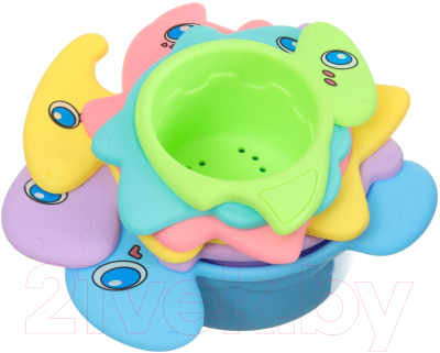 Набор игрушек для ванной Крошка Я Динозаврики - стаканчики / 7038960