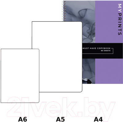 Изображение товара Тетрадь BG My Prints / ТТ4гр80_лм 11229 (80л)