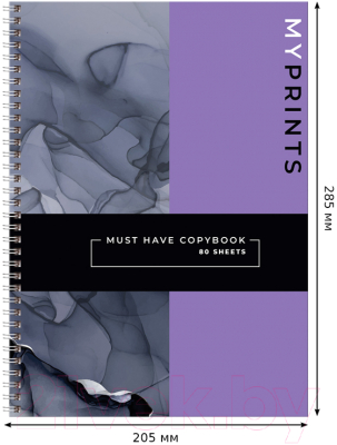 Изображение товара Тетрадь BG My Prints / ТТ4гр80_лм 11229 (80л)